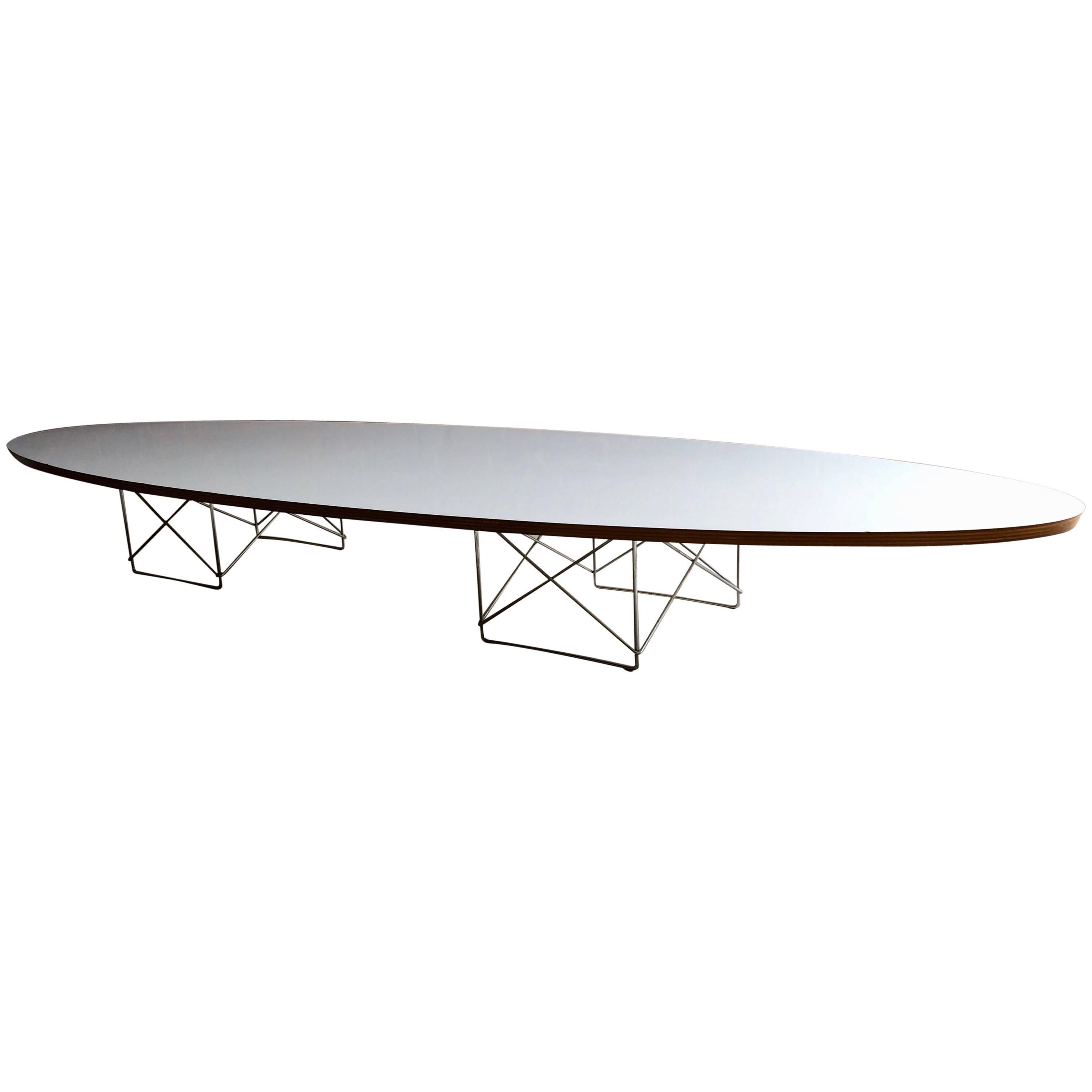 Charles & Ray Eames Elliptical Etr Coffee Table for Vitra Surfboard, Mid-Century