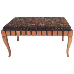Italian 1940s Long Stool or Bench by Borsani 6