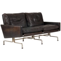 Two Seat "PK 31" Leather Sofa by Poul Kjaerholm 5
