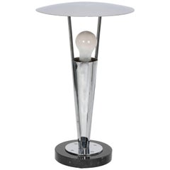 Art Deco Table Lamp Chrome, 1930s 6
