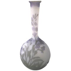 Emile Galle Art Nouveau Cameo 'Banjo' Vase