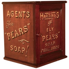 Antique Victorian Mahogany Soap or Bathroom Cupboard