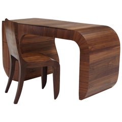  'Opener' desk: American black walnut, edition No4 of 5 by Jonathan Field. 2011