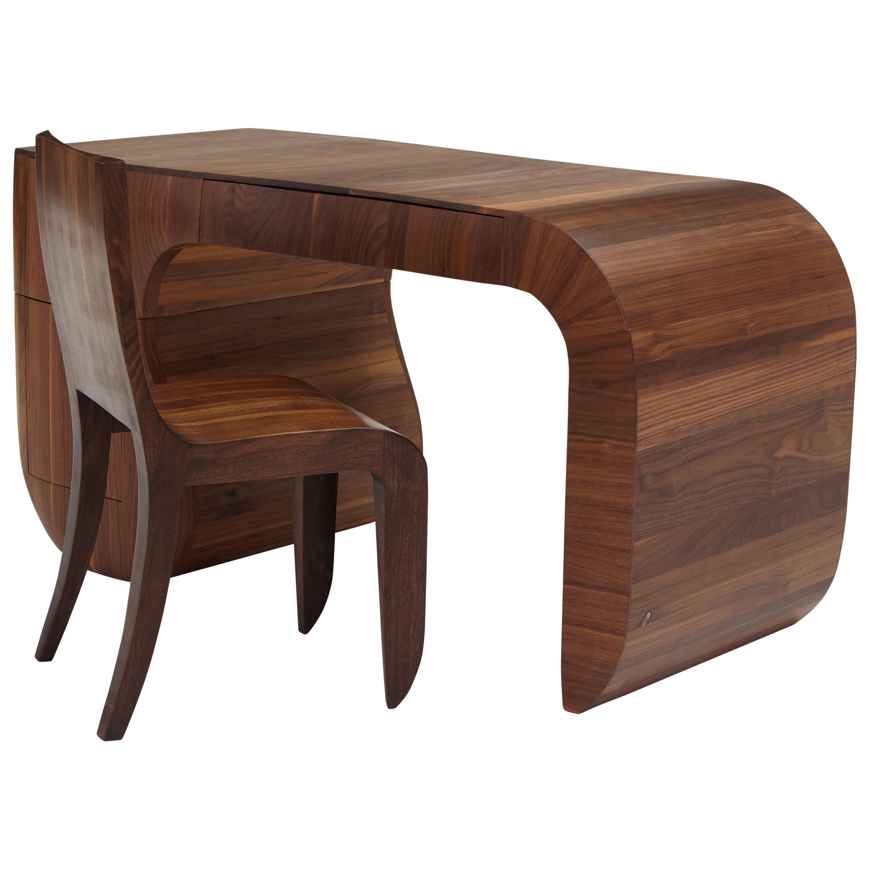 Contemporary Opener Desk In American Black Walnut No4 Of 5 Contemporary Opener Desk In American Black Walnut No4 Of 5 Edition Stock For At 1stdibs