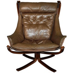 Sigurd Ressell Falcon Winged Armchair