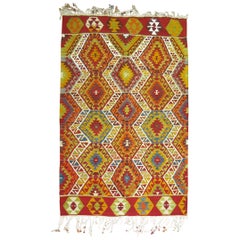 Vintage Turkish Kilim 7