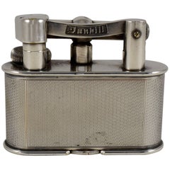 1930s Dunhill, Asprey & Co. Art Deco Silver Table Lighter, Great Britain