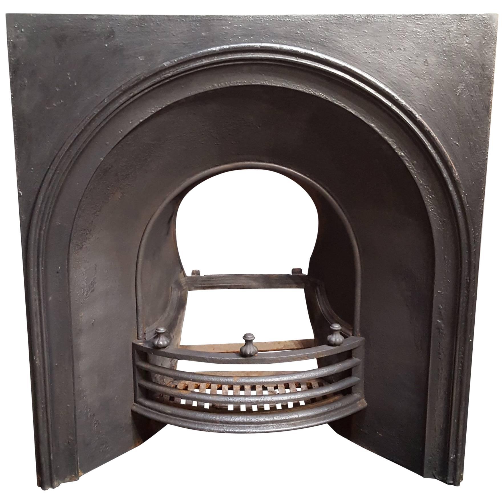 Original Cast Iron English, Victorian Bell Arch Insert For Sale