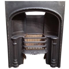 Fireplace Original Cast Iron English, Hob Grate, circa 1840