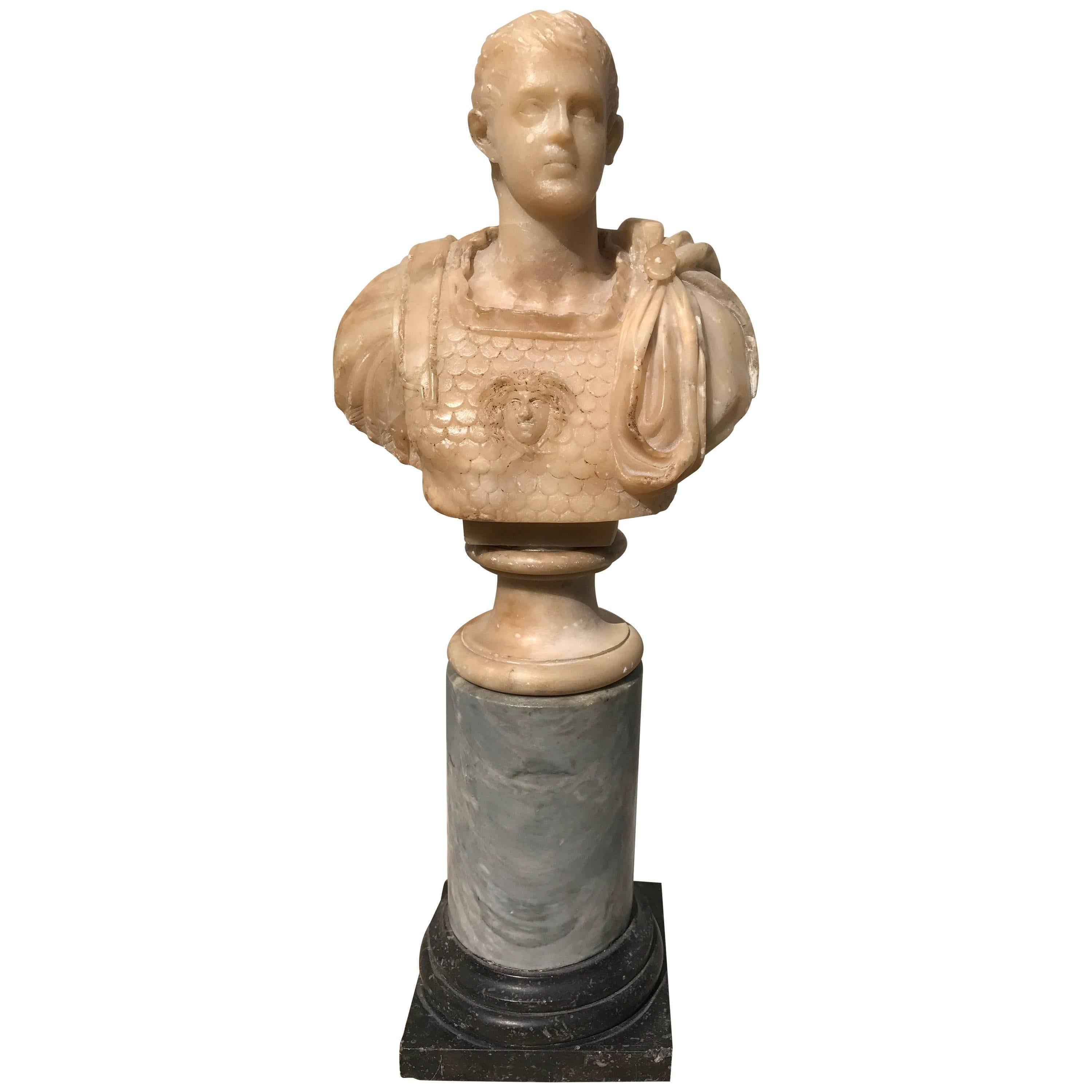 Marble Bust of Caesar For Sale