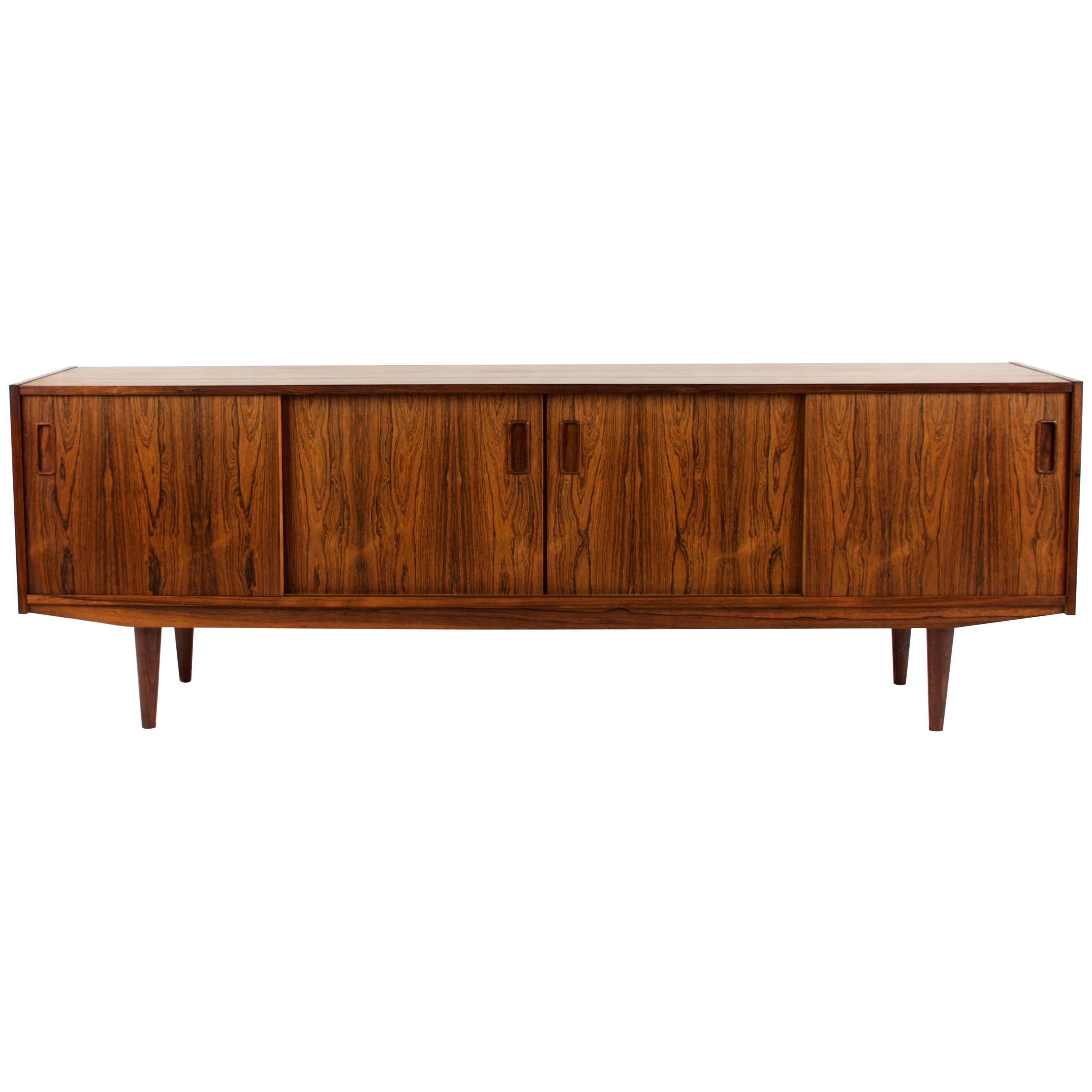 Vintage Danish Rosewood Sideboard For Sale