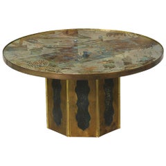 Philip & Kelvin LaVerne Bronze “Chan” Coffee Table 7