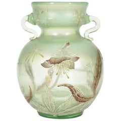 Emile Gallé Art Nouveau Vase, circa 1895