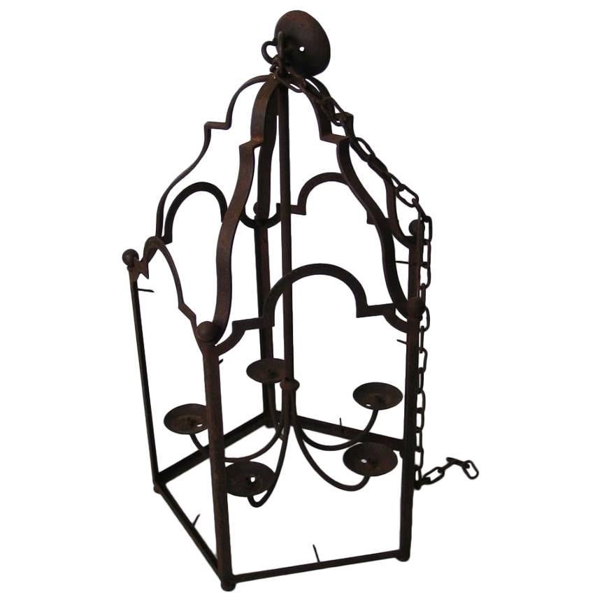 ON SALE Lantern  Reproduction French Glass Available For Sale