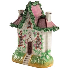 Late 19th Century Staffordshire Model of a House