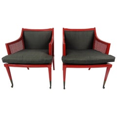 Pair of Edward Wormley Chairs for Dunbar