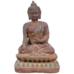 Cast Iron Chinese Figure of the Buddha