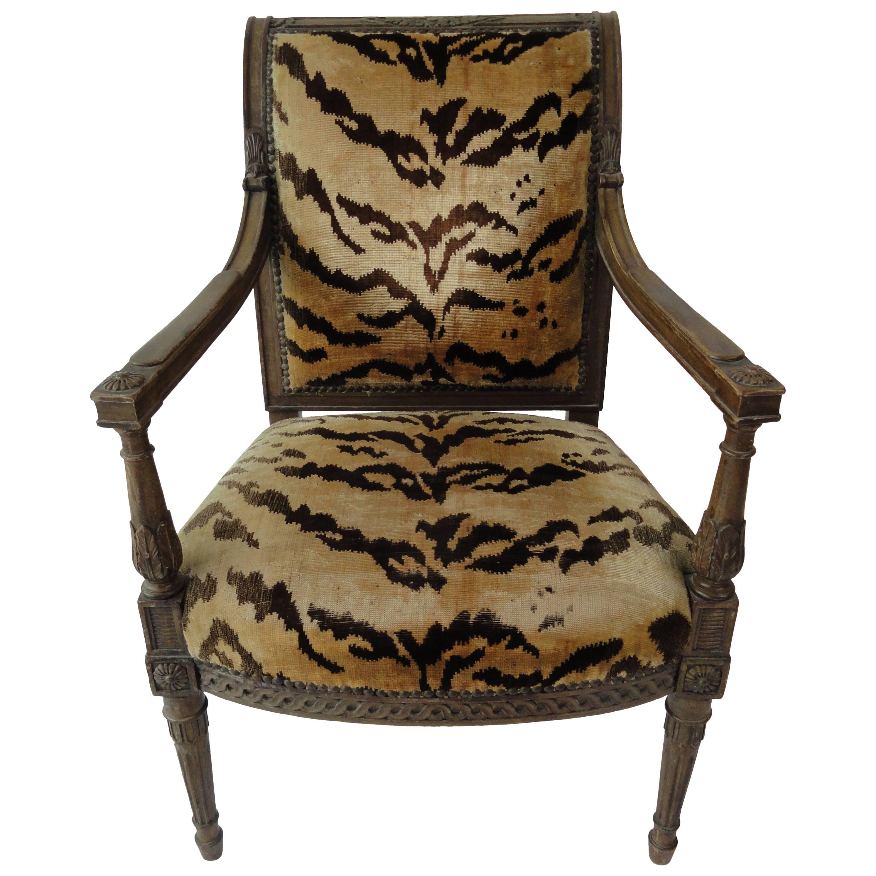 Yale R. Burge Directoire-Style Armchair For Sale