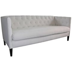 Modern Classic Tuxedo-Style Sofa
