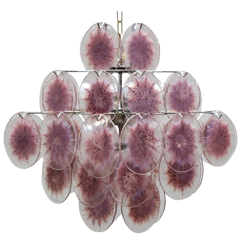 Murano Glass Chandelier, Italy For Sale
