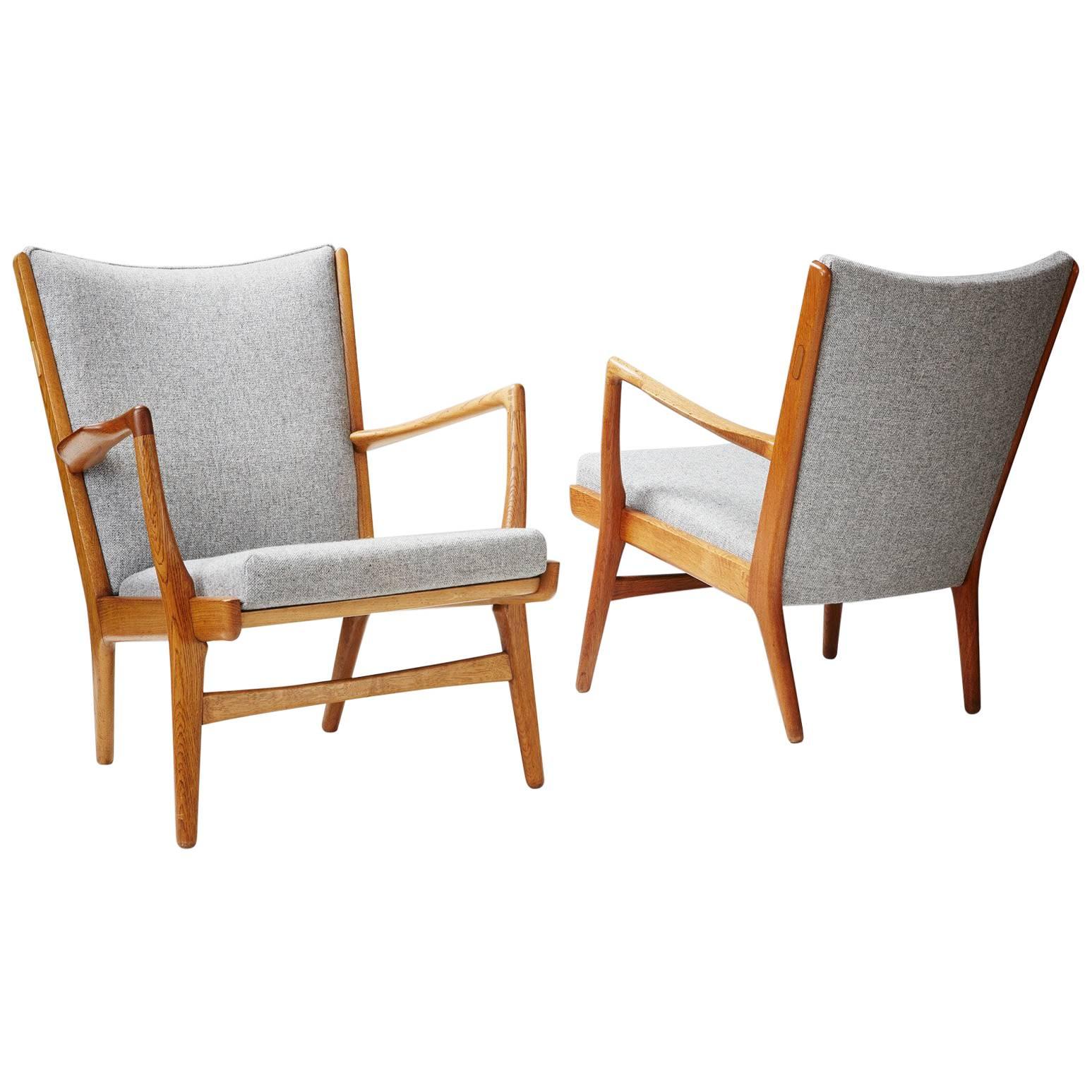 Pair of Hans Wegner AP-16 Chairs, Oak, 1952