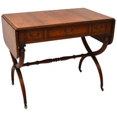 Vintage Regency Style Rosewood Sofa Table