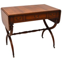 Antique Regency Style Rosewood Sofa Table 9
