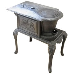 Antique Cast Iron French Stove