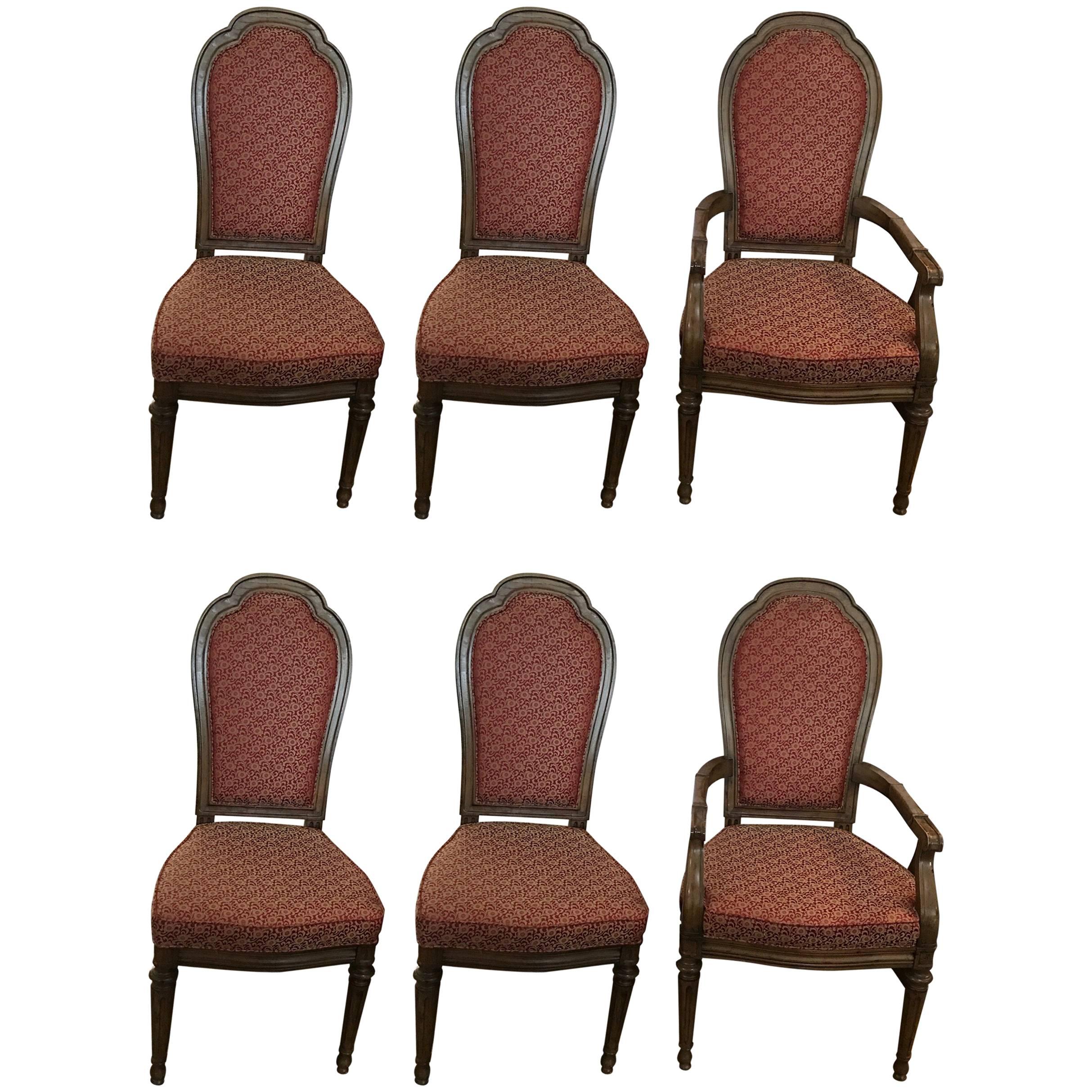 ON SALE NOW!  SET OF SIX! Fabulous Set of Six Henredon Dining Chairs! For Sale