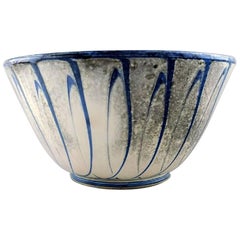 Kahler, Denmark, Large Glazed Stoneware Bowl