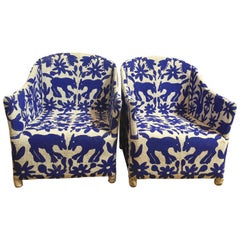Vintage Beaded African Nobility Chairs