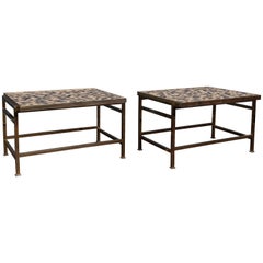 Dunbar Murano Tile Top Tables