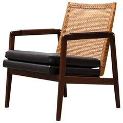 P.J Muntendam Mid-Century Low Back Rattan Lounge Chair 10
