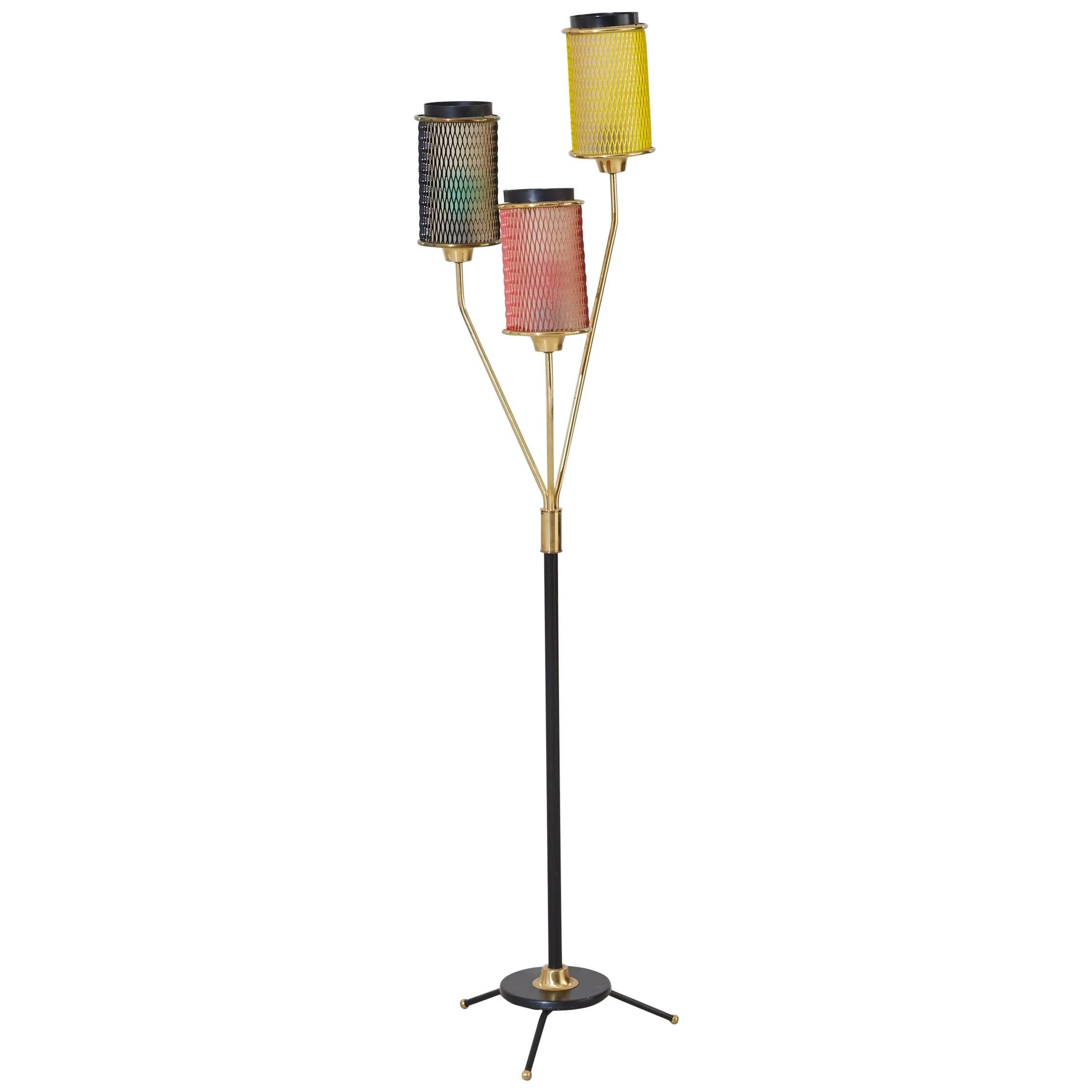 Scandinavian Mid-Century Floor Lamp For Sale