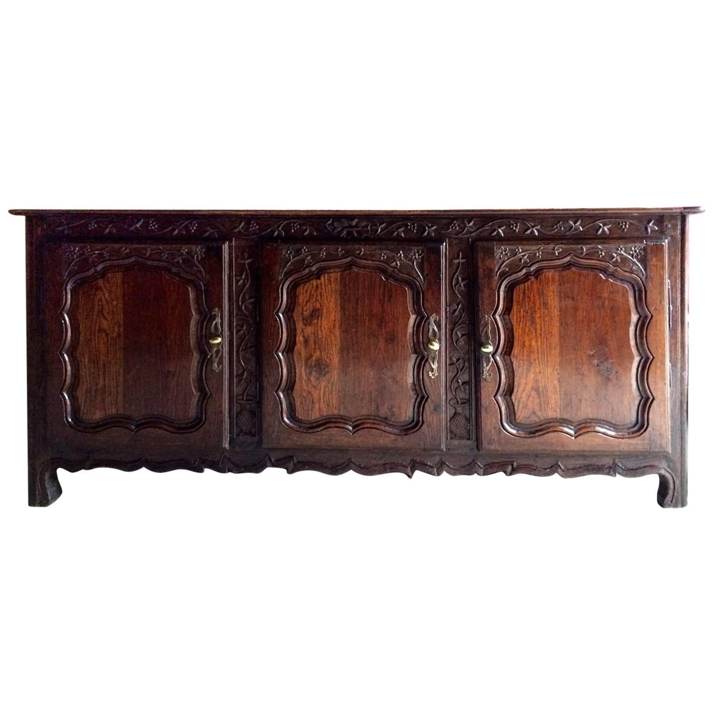 Louis XV Sideboard Dresser Credenza Antique French, 18th Century, 1750