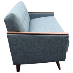 Vintage Classic 1960s Daybed, Newly Covered