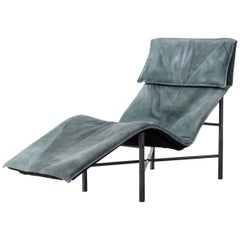 1980s Tord Björklund ‘Skye’ Chaise Longue Chair Leather