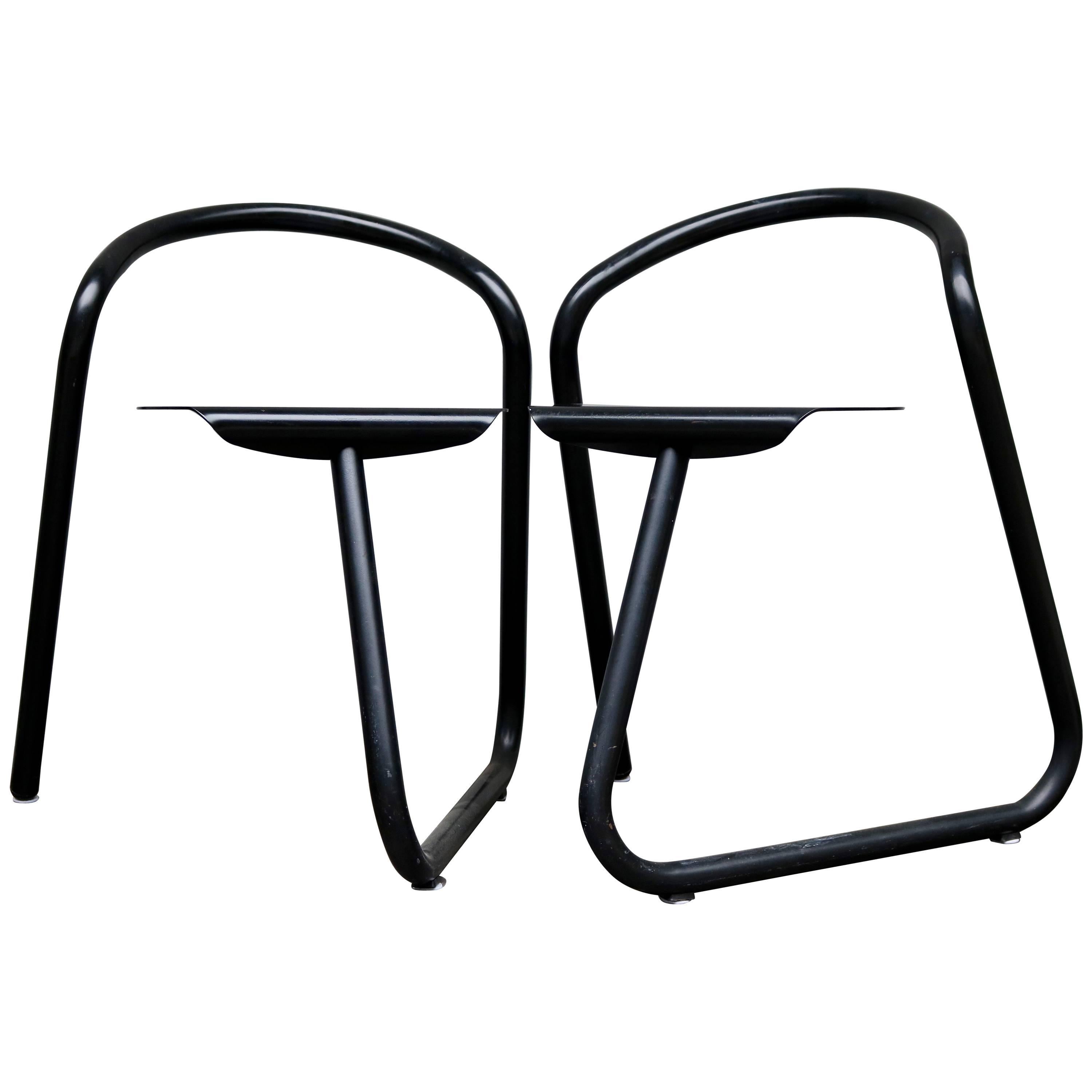 Two Aluminum Chairs from the 1970s by the Danish Designer Erik Magnussen