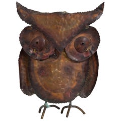 Small Brutalist Owl Table Sculpture, 1960s