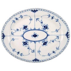 Royal Copenhagen Blue Fluted Full Lace, Large Platter