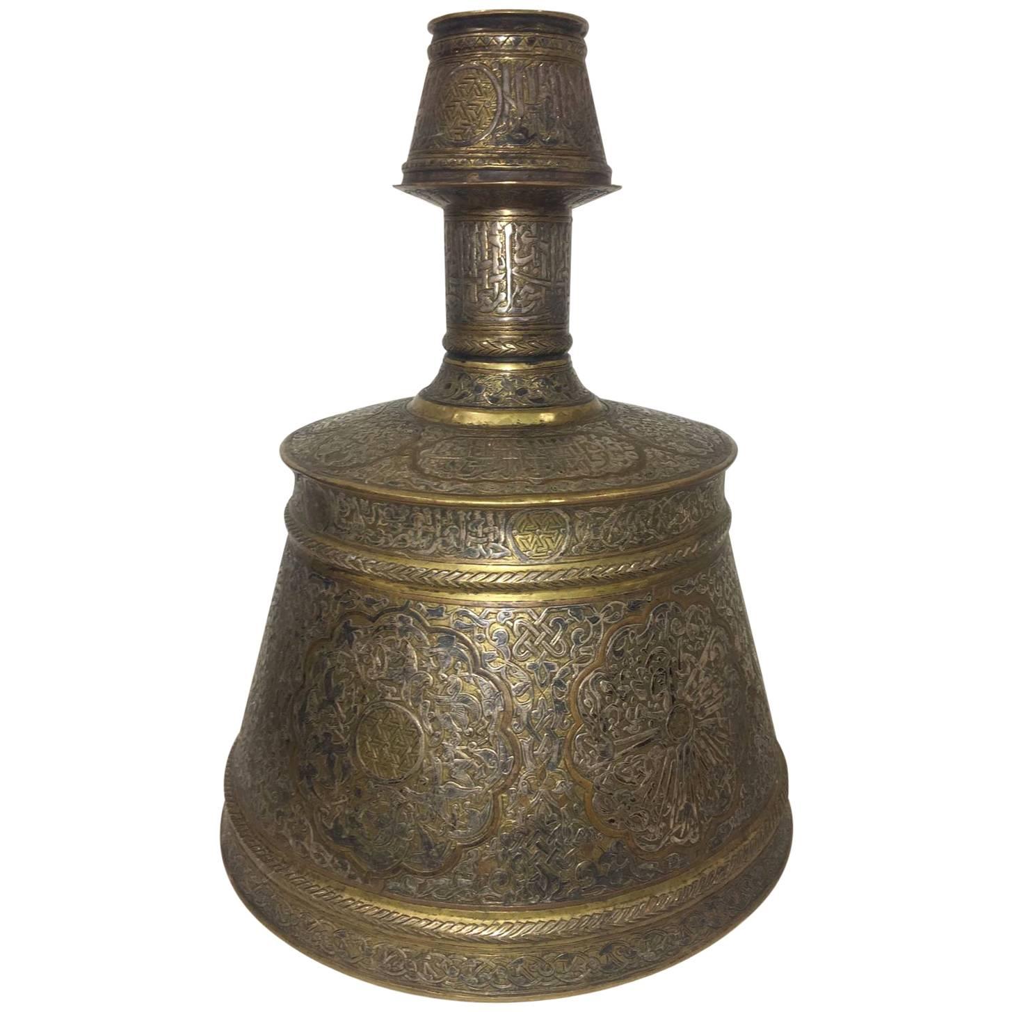 20th Century Mamluk Revival Candlestick For Sale