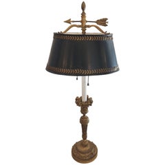 Exquisite French Bronze Bouilette Lamp