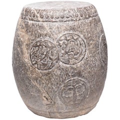 Chinese Charm Stone Drum