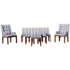 Mid-Century Modern Dale Ford for John Widdicomb, Set of Eight Dining Chairs