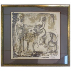 Milton Hebald Signed/ Numbered Litho 52/175