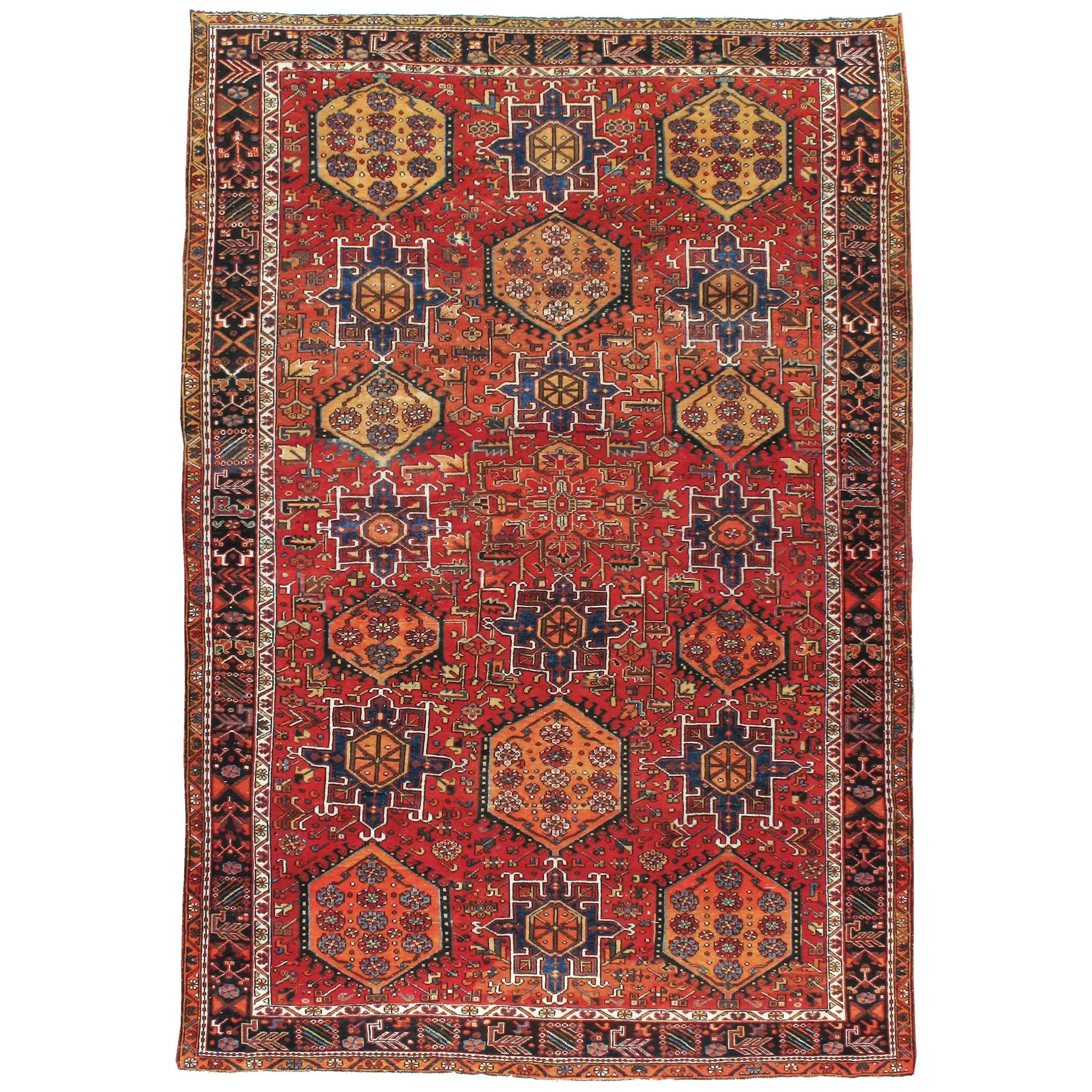 Vintage Persian Karajeh Rug For Sale