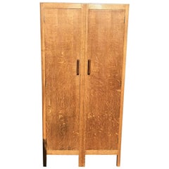 Heals and Sons, A Light Oak Double Wardrobe
