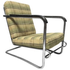 Fauteuil cantilever Thonet des années 1930, dans le style d'Erich Dieckmann, de Gilbert Rhode