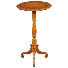 Antique Victorian Specimen Wood Occasional Table