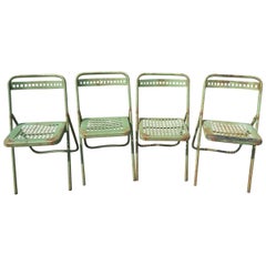 Set of Four Chairs of the Public Gardens of Toulouse, circa 1930